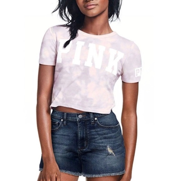 PINK Victoria's Secret Pants - Victoria's Secret PINK High-Waist  Demin Shorts​